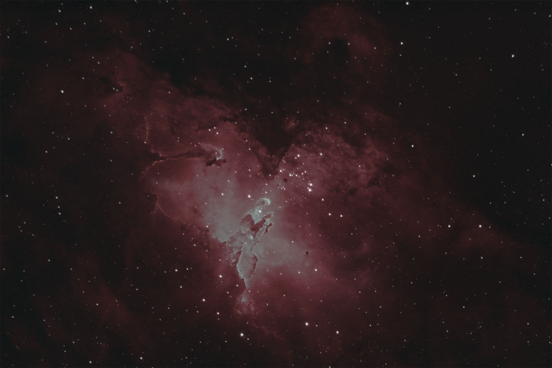 M16 Eagle Nebula (in natural colours)